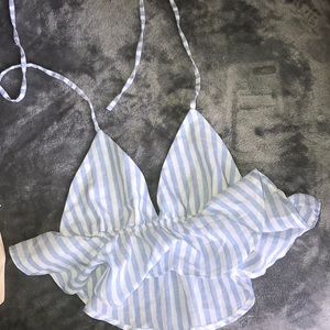 Halter, pendulum shirt